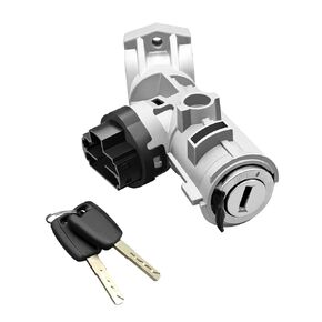 Ignition Lock Cylinder Switch with 2 Keys Fit for Dodge Ram Promaster 1500 2500 3500 2014 2015 2016 2017 2018 2019 2020 2021, Ignition Lock Cylinder Housing Assembly Replace 8XL669WERA