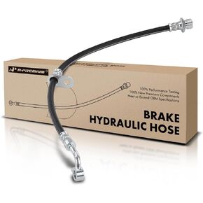 A-Premium Front Passenger Brake Hydraulic Hose Compatible with Select Honda Models - CR-V 2007 2008 2009 2010 2011 - Replace# 01464SWA020
