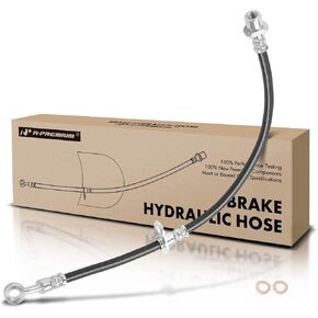 A-Premium Rear Driver Brake Hydraulic Hose Compatible with Select Honda Models - Accord 1998 1999 2000 2001 2002 with Rear Disc Brakes - Replace# 01468S84W50