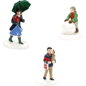 Department 56 Snow Village Accessories Friends and Neighbors Figurine Set, Various Sizes, Multicolor