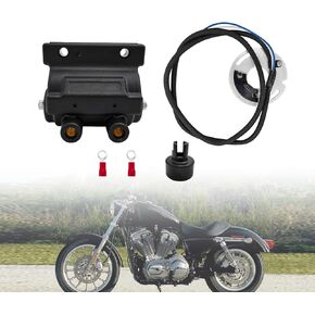 DSK6-1 Ignition Dyna S Dual-fire&DC7-1 Coil Kit Compatible with 1971-2003 Harley Sportster 883 1970-1999 Big Twin (not Twin Cam or EFI)