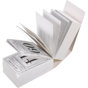 Mini Desk Calendar 2025 - Daily Desktop Calendar 2025 Tear Off Daily Calendar Memo Pad Calendar Table Calendar Scheduler Planner Agenda Organizer for Home Office White