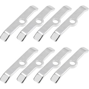 X AUTOHAUX 8pcs 3" Valve Cover Spreader Bar Valve Hold Down Tab for Chevy 283 305 327 350 Engines