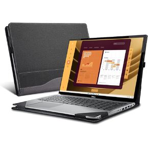 Laptop Case for DELL New Latitude 5550 Laptop 2-in-1 |Latitude 5540 5530 5520 Laptop All Inclusive Drop Case 15.6" PU Leather Inside Pocket Cover (Pink)