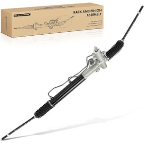 A-Premium Steering Rack Pinion and inner Tie Rod Ends Compatible with Hyundai Santa Fe 2001-2006, with Hydraulic Power, Replace# H440I05