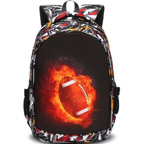 School Backpack for Boys Basketball Bookbag Schoolbag for Elementary School Child Children Back Packs Back to School Book Bags for Kids 6-8 8-10 9-12 Years Old Morral Mochila Bolso Escolar para Niños