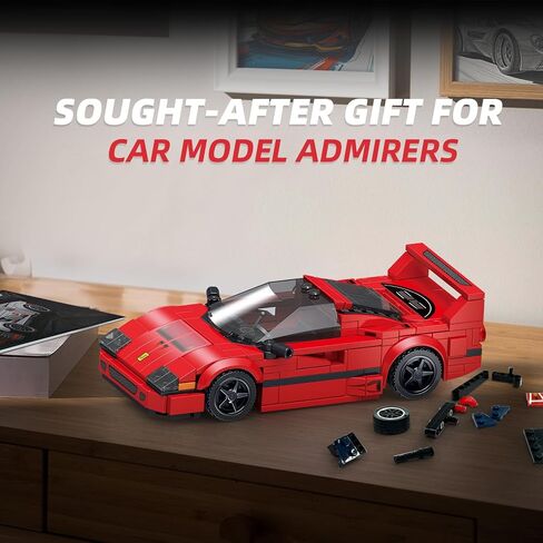 VGD Car Building Kit with Display Case, Cool Collectible Model Super Race Car Building Blocks Set, 1:24 Scale Collectible Model Cars Set for Kids Boys Girls Adults Sportscar Lovers Kids - 322PCS in Saudi Arabia