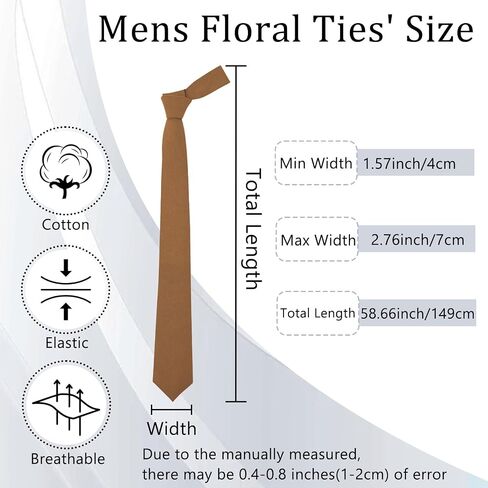 Ties for Men, Mens Skinny Sage Green Blue Neck Tie, Cotton Linen Men Tie Neckties for Business Wedding Tuxedo Shirt in Saudi Arabia