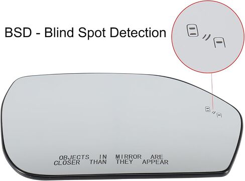 Passenger Side Mirror Replacement for Ford Explorer 2020 2021 2022 2023 2024 with BSD Heated Right Side View Mirror Glass in Saudi Arabia