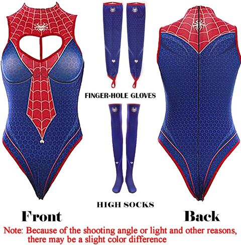Sexy Bodysuit Cosplay Costume Lingerie for Women, Heart Cutout Rave Outfit, Perfect for Halloween Costumes in Kuwait