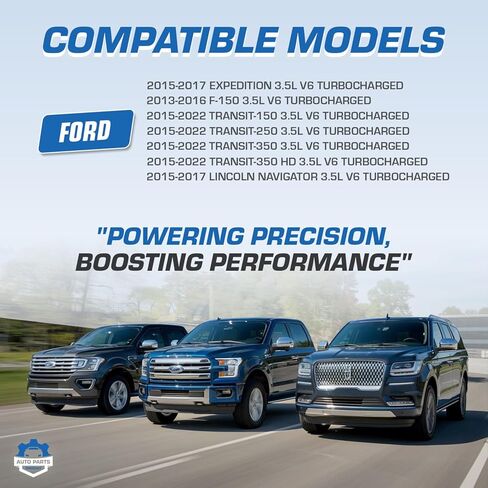 أغطية صمامات محرك ألومنيوم مطورة يسارًا يمينًا متوافقة مع Ford F-150 Expedition Transit Mark LT Navigator 3.5 غطاء صمام EcoBoost 13-19 2013-2019 in Kuwait