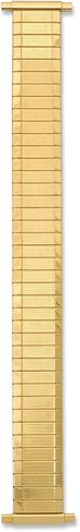Speidel Men’s Stainless Steel Comfortable Stretch Watch Band, Silver, Gold and Dual Tone Replacement Strap, 16-22mm, Straight End with No Clasp in Saudi Arabia