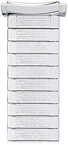 Speidel Men’s Stainless Steel Comfortable Stretch Watch Band, Silver, Gold and Dual Tone Replacement Strap, 16-22mm, Straight End with No Clasp in Saudi Arabia