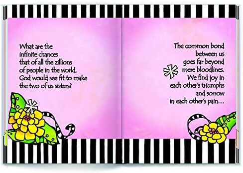 كتاب تذكار صغير من بلو ماونتن آرتس "الأخوات... متصلات بواسطة رابطة غير قابلة للكسر" مقاس 4 × 3 بوصات. كتاب بحجم الجيب مثالي لعيد الميلاد أو عيد الميلاد أو هدية في أي وقت لأخت، من تأليف سوزي تورونتو in Kuwait