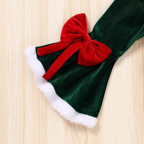 أصغر شجرة طفلة عيد الميلاد الزي طفل سانتا الساحرة ازياء أفخم السراويل واسعة قبعة طفل هدايا عيد الميلاد in Kuwait