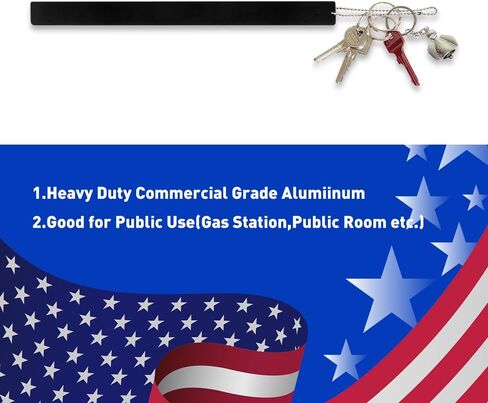 Commercial Grade Large Keychain - 9.84"Heavy-Duty Big Giant Keychain with Slim Design for Homes, Public Rooms in Saudi Arabia