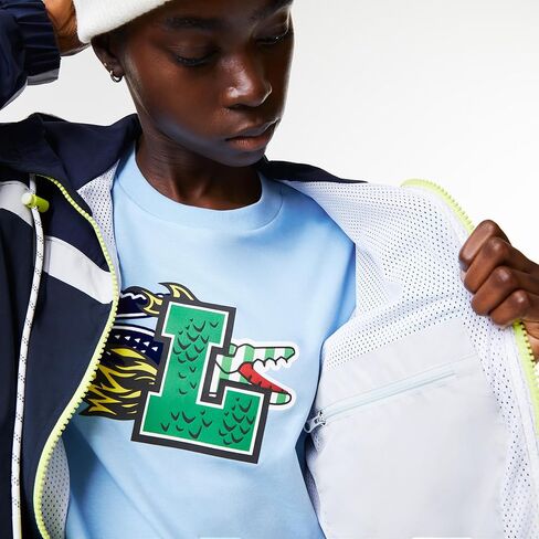 سترة Lacoste للرجال للجنسين ذات تأثير مرقع للعطلات in Saudi Arabia