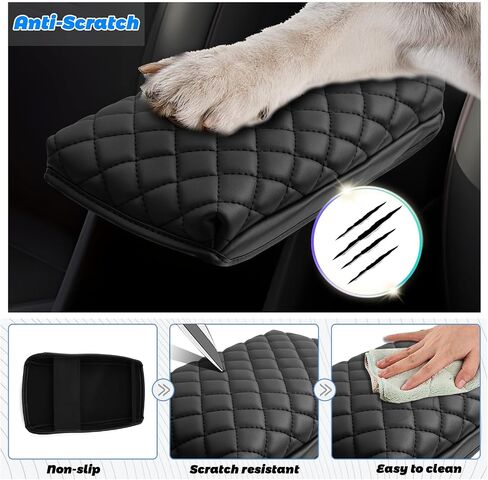 SHAOHAO for 2024 2025 Hyundai Kona Armrest Cover Compatible with 2024 2025 Hyundai Kona Accessories SE, SEL, N Line, Limited Center Console Cover 2024 2025 Kona SX2 Arm Rest Cover Soft Pad Protector in Kuwait