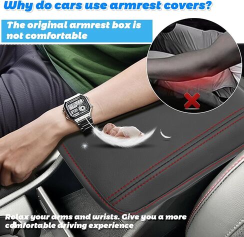 SHAOHAO for 2024 2025 Hyundai Kona Armrest Cover Compatible with 2024 2025 Hyundai Kona Accessories SE, SEL, N Line, Limited Center Console Cover 2024 2025 Kona SX2 Arm Rest Cover Soft Pad Protector in Kuwait