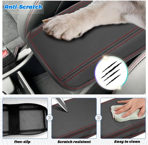 SHAOHAO for 2024 2025 Hyundai Kona Armrest Cover Compatible with 2024 2025 Hyundai Kona Accessories SE, SEL, N Line, Limited Center Console Cover 2024 2025 Kona SX2 Arm Rest Cover Soft Pad Protector in Kuwait