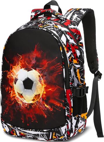 School Backpack for Boys Basketball Bookbag Schoolbag for Elementary School Child Children Back Packs Back to School Book Bags for Kids 6-8 8-10 9-12 Years Old Morral Mochila Bolso Escolar para Niños in Kuwait