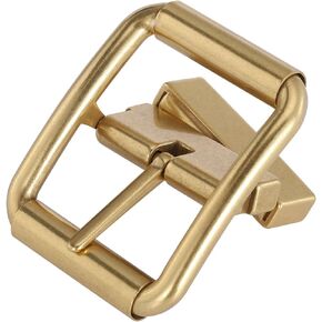 1.5" (40mm) Replacement Belt Buckle Single Prong Belt Buckle Roller Buckle Vintage Gold