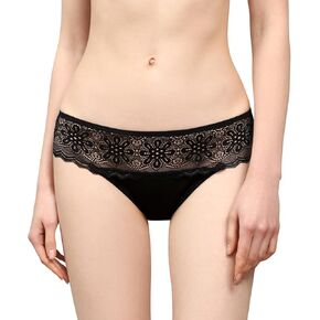 100Pure Silk Women's Silk Panties Sexy Satin Lace Breathable Carefree Panty Liners Mid Waist Women's Underwear