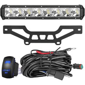 Chelhead X3 Shock Tower Light Bar Mount Compatible with Can-Am Maverick X3 & X3 Max X RS Turbo R, Including 40W Led Light Bar and Rock Switch Wiring Harness