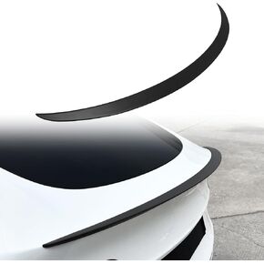 سبويلر مناسب لطراز Tesla Y 2020-2024، ترقية مادة ABS الخلفية سبويلر الجناح OEM شفة الجذع الخلفي، ملحقات الموديل Y (أسود غير لامع)