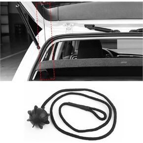 Car Rear Trunk Storage Tray String Strap OEM#1K6863447A,Trunk Movable Partition Lanyard with Rubber Ball and Snap,Universal Car Accessories Interior for Most Cars Trucks SUVs