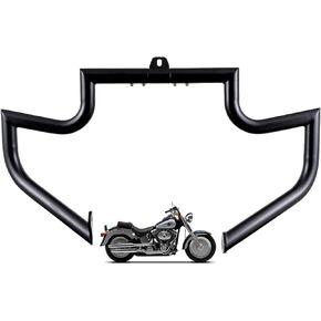 1.5" Fat Crash Bar Engine Guard Highway Bar for Harley Heritage Softail Fatboy 1986-1999 (Chrome)