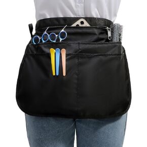 Barber Apron with 5 Pockets, Waterproof and Bleach-proof Hair Stylist Apron for Men Women,Hairdresser Apron for Cosmetology