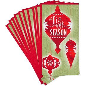 Hallmark Pack of Christmas Money or Gift Card Holders, Thinking of You at Christmas (10 Cards with Envelopes)