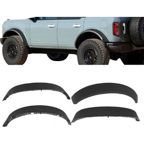 GXYWADY 4 x Wheel Lip Fender Flares Kit Replacement for Bronco 2021 2022 2023 2024