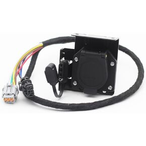 4-Way Flat and RV 7-Way Trailer Wiring Harness Compatible with 05-23 Nissan Frontier,05-12 Pathfinder,05-15 Xterra,09-12 Suzuki Equator 4-Flat 7-Way Plug Tow Wire Harness