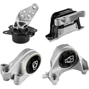 JDMON 4Pcs Engine Motor & Transmission Mount Kit Replacement for Chevrolet Equinox , GMC Terrain 3.0L 3.6L V6 2010 2011 2012 2013 2014 2015 2016 2017 Compatible with A5553, A5554, A5633, A5707, A5705
