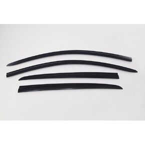 AUTOCLOVER Smoked Wind Deflectors Rain Guards 4p for 2019~2022 Chevrolet Spark LX 1LT 2LT ACTIV