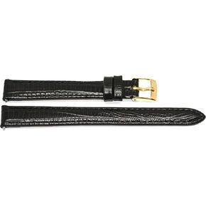12MM LADIES STITCHED TEJU GRAIN GENUINE LEATHER WATCH BAND STRAP