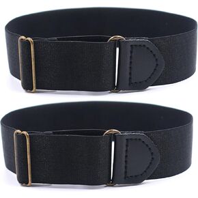 1 Pair Shirt Sleeve Anti-slip Clips, Adjustable Fixed Wrist Strap, Adjustable Anti-slip Clips