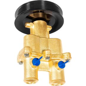 Brass Raw Sea Water Pump Kit For Mercury Mercruiser Quicksilver 4.3, 5.0, 5.7, 6.2 Replace# 8M0139995, 8M0137216, 46-862914T10, 46-8M0118067