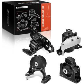 A-Premium Engine Motor Mount and Transmission Mount Kit Compatible with Toyota RAV4 2009 2010 2011 2012 2.5L, 4WD, 4-PC Set, Replace# 1237236010, 123050V020