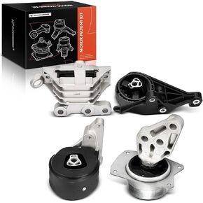A-Premium 4PCS Engine Motor Mount and Transmission Mount Set Compatible with Buick Lacrosse 2010-2016 & Cadillac XTS 2013-2019, 3.0L 3.6L, AWD Automatic Transmission Naturally Aspirated