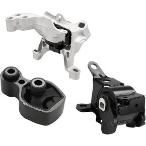 JDMON 3Pcs Engine Motor Transmission Mount Kit Replacement for Mazda 3 2.0L 2014-2018, Mazda 6 2.5L 2014-2017, Compatible with A4446, A4438, A4439, GJL139060, GHR939070A, KF5939040A