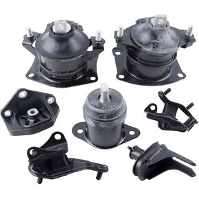 MUCO New Engine Motor and Trans Mount Set of 7 for 2004-2008 A-cura TSX 2.4L for Auto Trans.- Replaces#A4509，A4516，A4510，A4517，4526HY，A4544，A4591 Automatic Trans