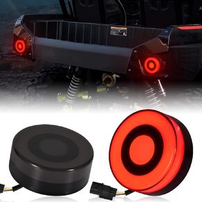 SAUTVS LED Taillights for Kawasaki Teryx 4, Smoked Black Tail Lights Tail Lamps Set for Kawasaki Teryx4 2018-2024 Accessories (2PCS)