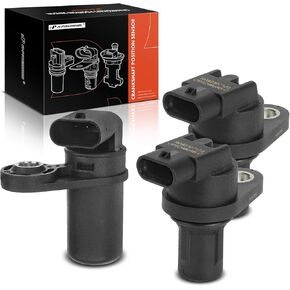 A-Premium 3-PC Engine Camshaft Crankshaft Position Sensor Compatible with Dodge Grand Caravan, Charger, Journey, Challenger, Avenger, Nitro & Chrysler Town & Country, 300, Pacifica & Volkswagen Routan