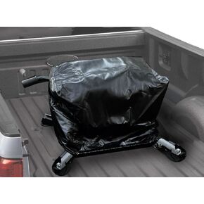 Fifth Wheel Hitch Cover, 30" W x 30" D x 18.5" H, Heavy Duty Waterproof Vinyl Fabrics, 15K 5th Wheel Trailer Hitch Cover, Black