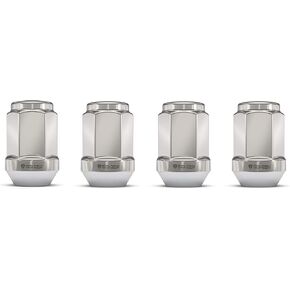 White Knight 1906ST-4 Chrome M12x1.25 Stainless Steel Capped Acorn Lug Nut, 4 Pack