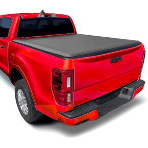 MaxMate Soft Roll-up Truck Bed Tonneau Cover Compatible with 1982-2013 Ford Ranger; 1994-2010 Mazda B-Series | Fleetside 6' (73") Bed | TCF169025