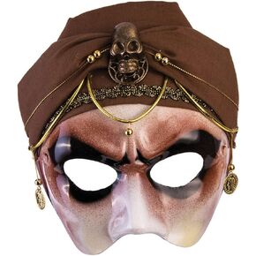 Forum Novelties Male Fortune Teller Mask with Scarf (Brown)
